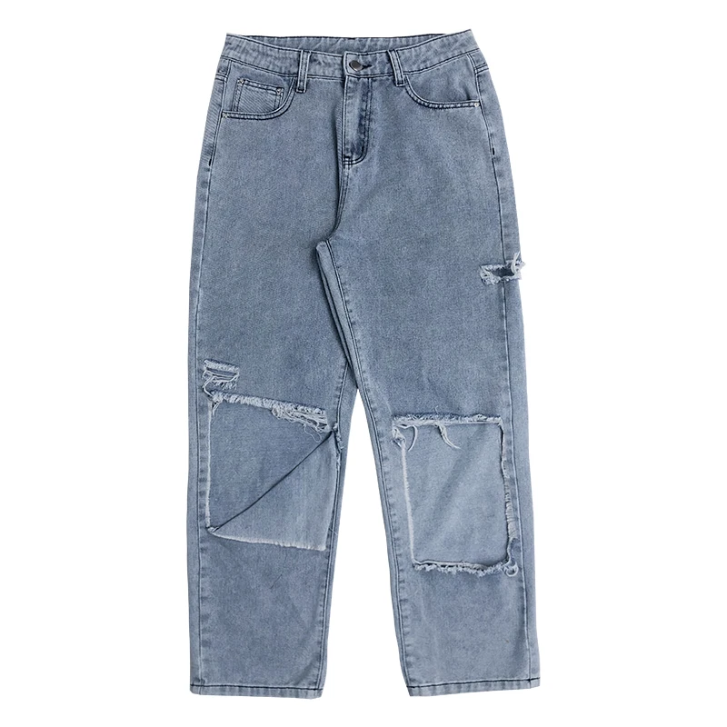 Ripped Jeans Men Korean Fashion Loose Torn Straight Jeans Men Harajuku Streetwear Hip-hop Fried Street Wide-leg Denim Trousers
Ripped Jeans Men Korean Fashion Loose Torn Straight Jeans Men Harajuku Streetwear Hip-hop Fried Street Wide-leg Denim Trousers