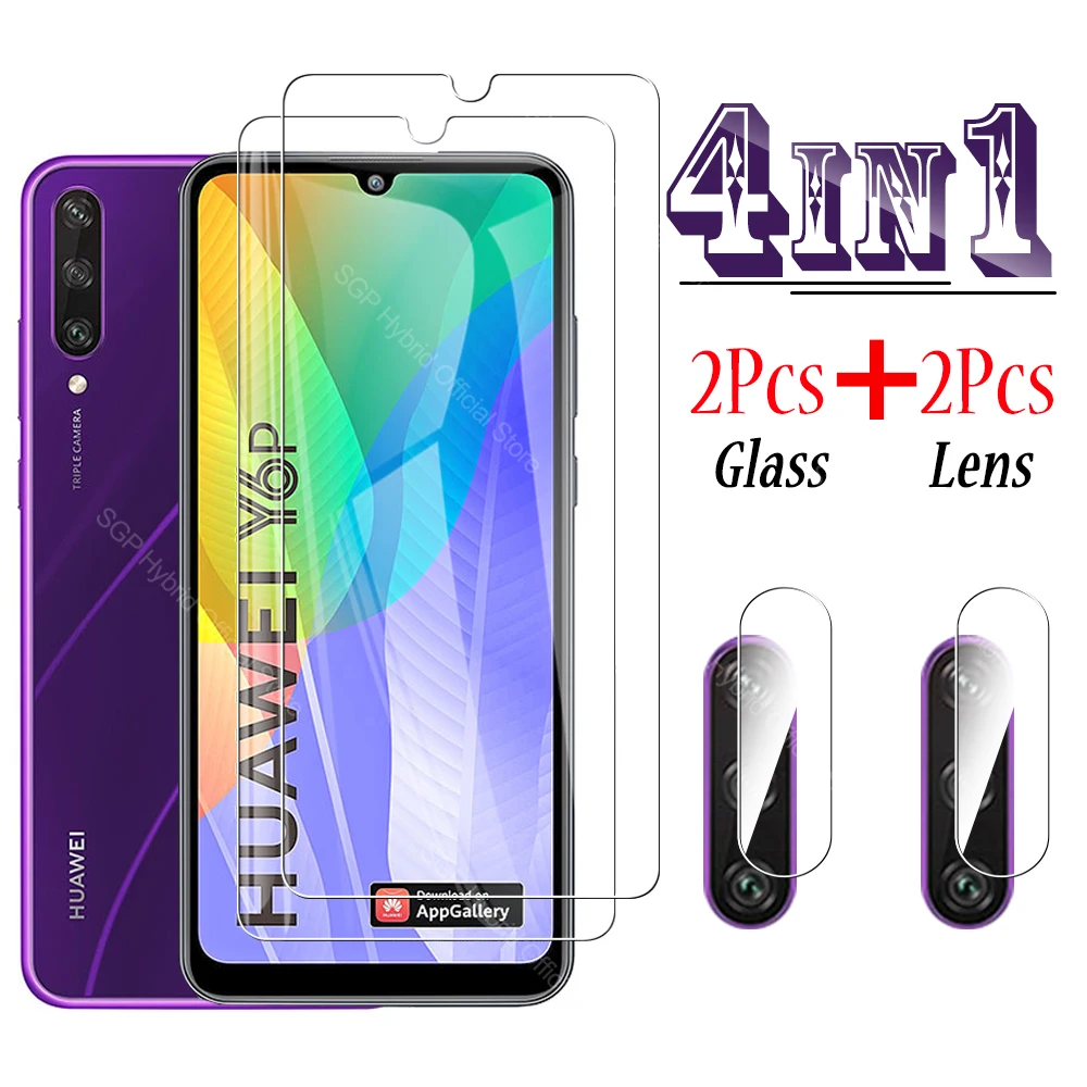 4 в 1 Y6p Защитная пленка для экрана из закаленного стекла на стене Huawei Y6s Y6 Pro Prime 2019 P