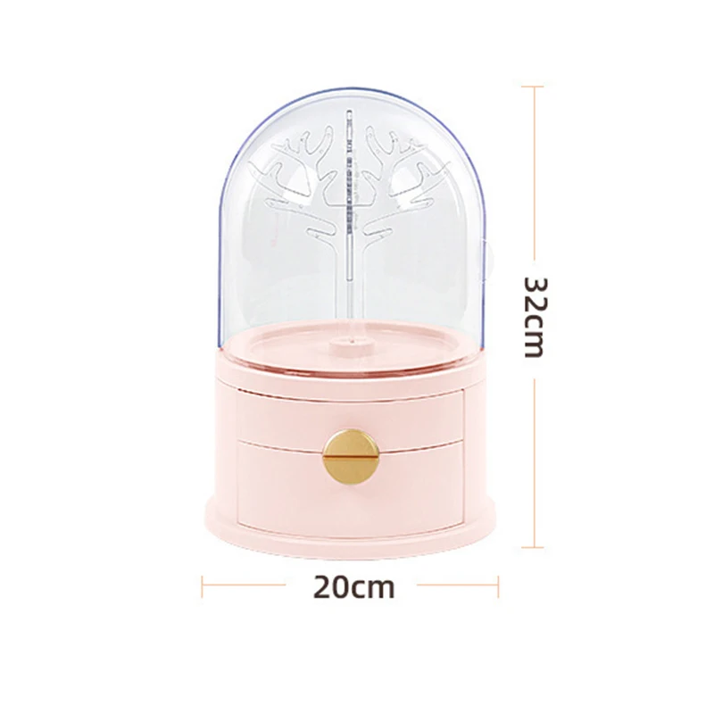 Acrylic LED Lamp Jewelry Makeup Box 360 Degree Rotating Jewelry Earrings Storage Organizer Drawer Desk Dust-proof Jewel Shelf
Acrylic LED Lamp Jewelry Makeup Box 360 Degree Rotating Jewelry Earrings Storage Organizer Drawer Desk Dust-proof Jewel Shelf