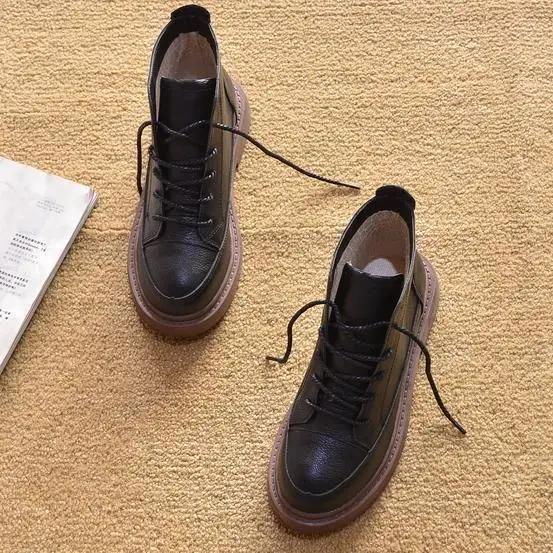 Shoes Woman Spring Autumn Short Boots Single Boots Women's Flat Snow Boots Platform Shoes Martin Boots Short Ankle-Style Luxury
Shoes Woman Spring Autumn Short Boots Single Boots Women's Flat Snow Boots Platform Shoes Martin Boots Short Ankle-Style Luxury