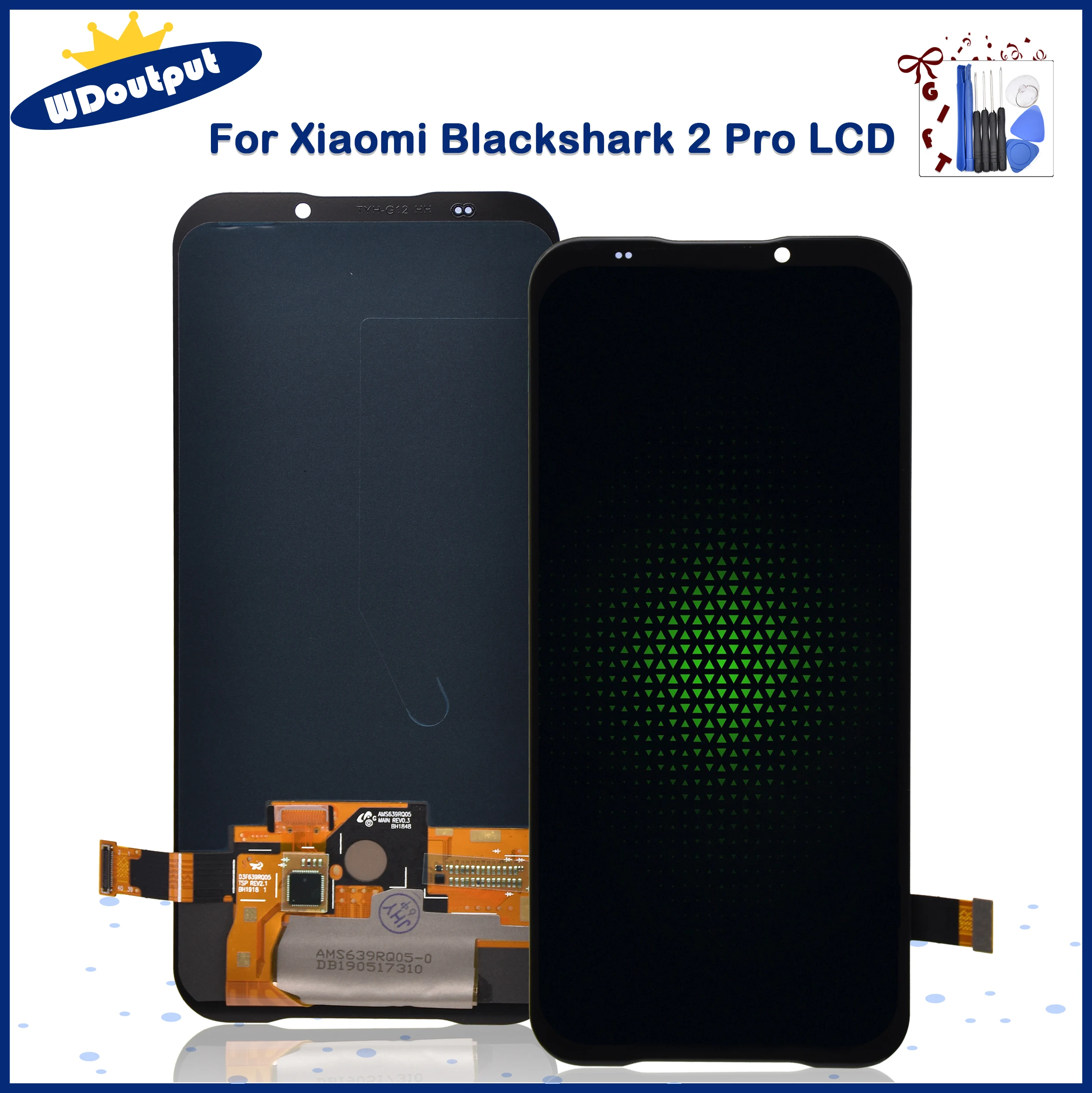 6,39 "оригинальный жк-дисплей для Xiaomi Black Shark 2 Pro DLT-A0, сенсорный экран, дигитайзер в сборе, замена для BlackShark2 SKW-H0
6,39 "оригинальный жк-дисплей для Xiaomi Black Shark 2 Pro DLT-A0, сенсорный экран, дигитайзер в сборе, замена для BlackShark2 SKW-H0