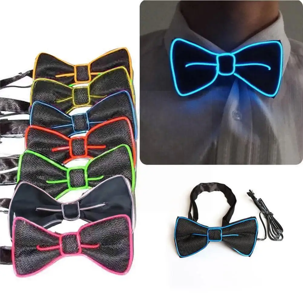 Led Light Up Mens Bow Tie Necktie Luminous Flashing For Dance Party Christmas Evening Party Club Decoration B6f2
Led Light Up Mens Bow Tie Necktie Luminous Flashing For Dance Party Christmas Evening Party Club Decoration B6f2