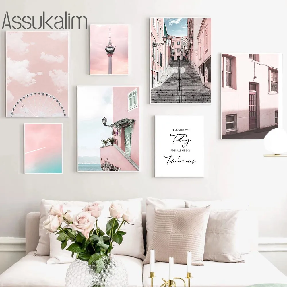 Pink Sky Landscape Wall Poster Ferris Wheel Painting Architecture Canvas Prints Scandinavian Wall Pictures For Living Room Decor
Pink Sky Landscape Wall Poster Ferris Wheel Painting Architecture Canvas Prints Scandinavian Wall Pictures For Living Room Decor