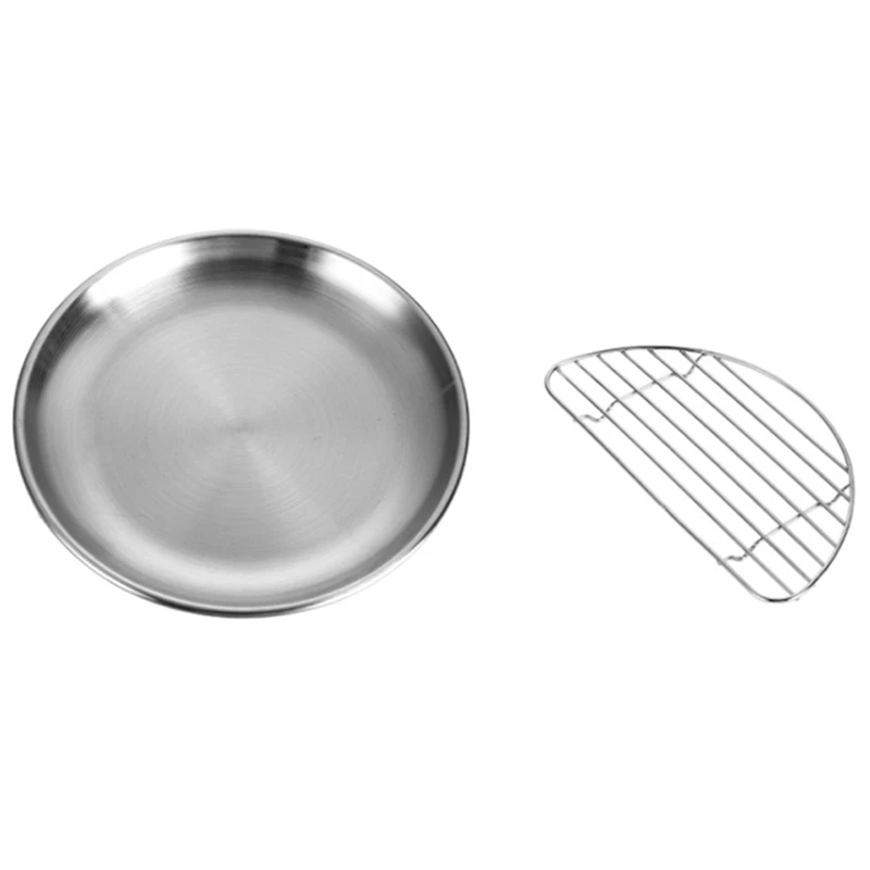 Fried Chicken Plate Pork Chop Plate Stainless Steel Round Cafe Salad Plate Dim Sum Cake Plate Chicken Chop Rack
Fried Chicken Plate Pork Chop Plate Stainless Steel Round Cafe Salad Plate Dim Sum Cake Plate Chicken Chop Rack