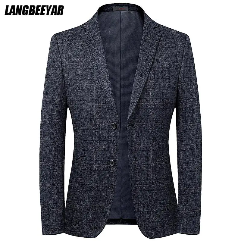 Top Grade New Designer Brand Casual Fashion Elegant Plaid Jacket Slim Fit Blazer For Men Korean Night Suit Coat Men's Clothes
Top Grade New Designer Brand Casual Fashion Elegant Plaid Jacket Slim Fit Blazer For Men Korean Night Suit Coat Men's Clothes