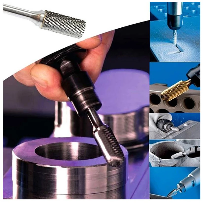 6mm Shank Tungsten Carbide Rotary Point Burrs Double Cut Solid Groove 10mm Diameter Rotary File Grinding Head Abrasive Tool
6mm Shank Tungsten Carbide Rotary Point Burrs Double Cut Solid Groove 10mm Diameter Rotary File Grinding Head Abrasive Tool