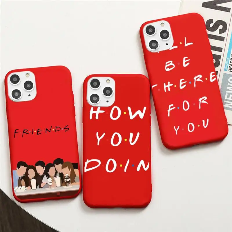 Friend Tv Show How You Doin Phone Case For IPhone 6 6s 7 8 Plus X Xs Xr Xsmax 11 12 Pro Promax 12mini Candy Red Silicone Cover
Friend Tv Show How You Doin Phone Case For IPhone 6 6s 7 8 Plus X Xs Xr Xsmax 11 12 Pro Promax 12mini Candy Red Silicone Cover