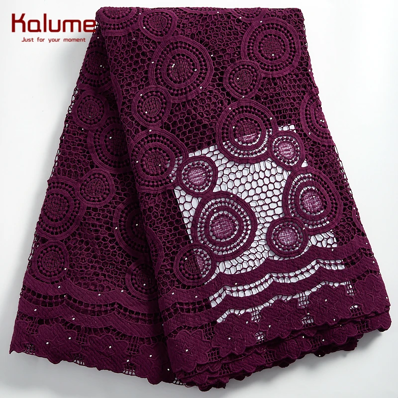 Kalume African Guipure Lace Fabric 5 Yard Nigerian Water Soluble Cord Lace Fabric Hollow Out Lace Fabric For Women Wedding H2314
Kalume African Guipure Lace Fabric 5 Yard Nigerian Water Soluble Cord Lace Fabric Hollow Out Lace Fabric For Women Wedding H2314