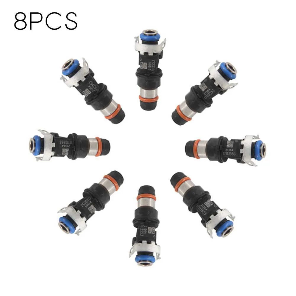 8Pcs Upgrade Fuel Injectors 25317628 For Chevrolet Cadillac GMC Hummer Isuzu 4.8/5.3/6.0L Car Exterior Accessories
8Pcs Upgrade Fuel Injectors 25317628 For Chevrolet Cadillac GMC Hummer Isuzu 4.8/5.3/6.0L Car Exterior Accessories