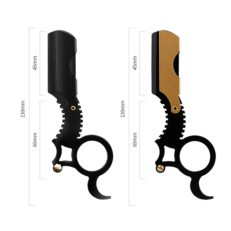 Straight Edge Barber Razor Haircut Beard Eyebrow Shaving Tool Manual Depilation Razor Hairdresser Trimming Blades Replaceable
Straight Edge Barber Razor Haircut Beard Eyebrow Shaving Tool Manual Depilation Razor Hairdresser Trimming Blades Replaceable