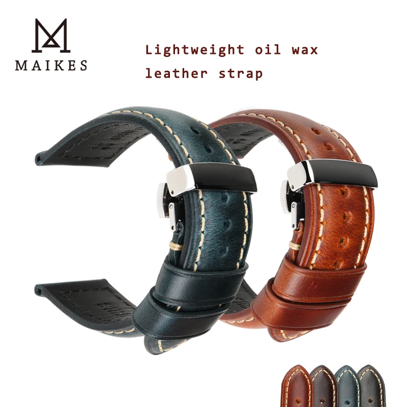Maikes 22mm 24mm Genuine Leather Watch Band For Amazfit Huawei Samsung Galaxy Watch Active2 Gear S3 Strap Replacement Straps
Maikes 22mm 24mm Genuine Leather Watch Band For Amazfit Huawei Samsung Galaxy Watch Active2 Gear S3 Strap Replacement Straps