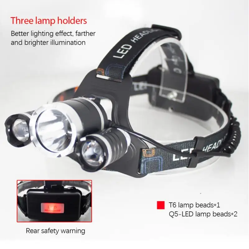 3000 Lumen L2/T6 3 Led Headlamp Fishing Camping Headlight High Power Lantern Head Lamp USB Torches Flashlight 18650 Fishing Tool
3000 Lumen L2/T6 3 Led Headlamp Fishing Camping Headlight High Power Lantern Head Lamp USB Torches Flashlight 18650 Fishing Tool