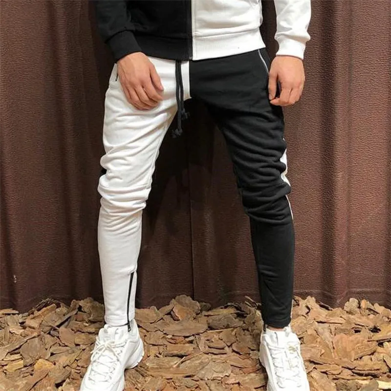 New Fashion Design Stitching Two-color Trousers Men's Streetwear Men Casual Men's Clothing 2019 Jogger Zipper Casual Trousers
New Fashion Design Stitching Two-color Trousers Men's Streetwear Men Casual Men's Clothing 2019 Jogger Zipper Casual Trousers