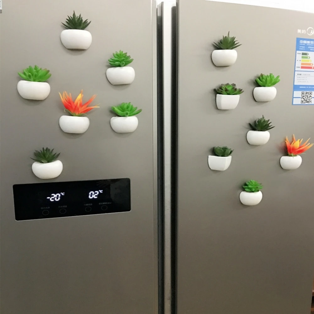 1pcs Simulation Plant Refrigerator Magnet Bonsai Succulent Plant Magnet Button Potted Plant Refrigerator Sticker Home Decoration
1pcs Simulation Plant Refrigerator Magnet Bonsai Succulent Plant Magnet Button Potted Plant Refrigerator Sticker Home Decoration