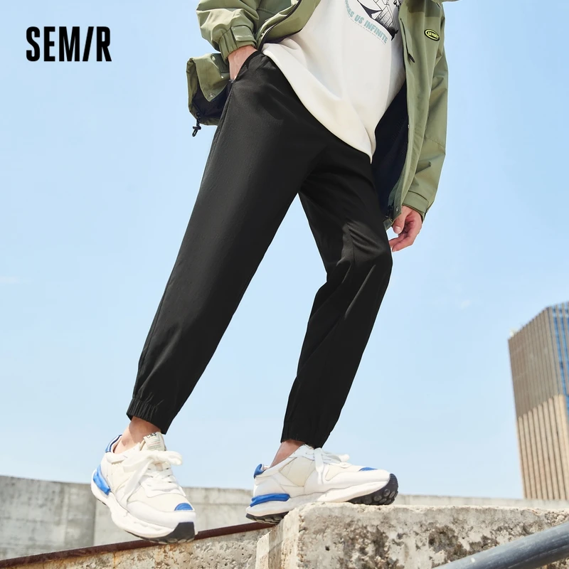 Мужские повседневные брюки SEMIR, весна-осень 2021, черные облегающие штаны, тренд брюки, подходящие для любого размера
Мужские повседневные брюки SEMIR, весна-осень 2021, черные облегающие штаны, тренд брюки, подходящие для любого размера