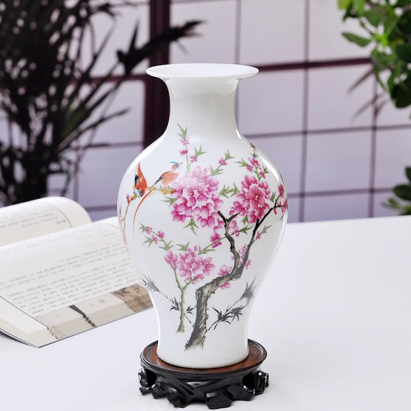 Keramik Weiße Blumen Vase Pfirsich Blume Porzellan Vase Handwerk Innenausstattung Home Decoration Accessories Modern Wedding
Keramik Weiße Blumen Vase Pfirsich Blume Porzellan Vase Handwerk Innenausstattung Home Decoration Accessories Modern Wedding