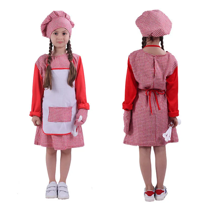 Children's Cook Costume Girls Play Kitchen Toys Girls Costume Cosplay Stage Performance
Children's Cook Costume Girls Play Kitchen Toys Girls Costume Cosplay Stage Performance