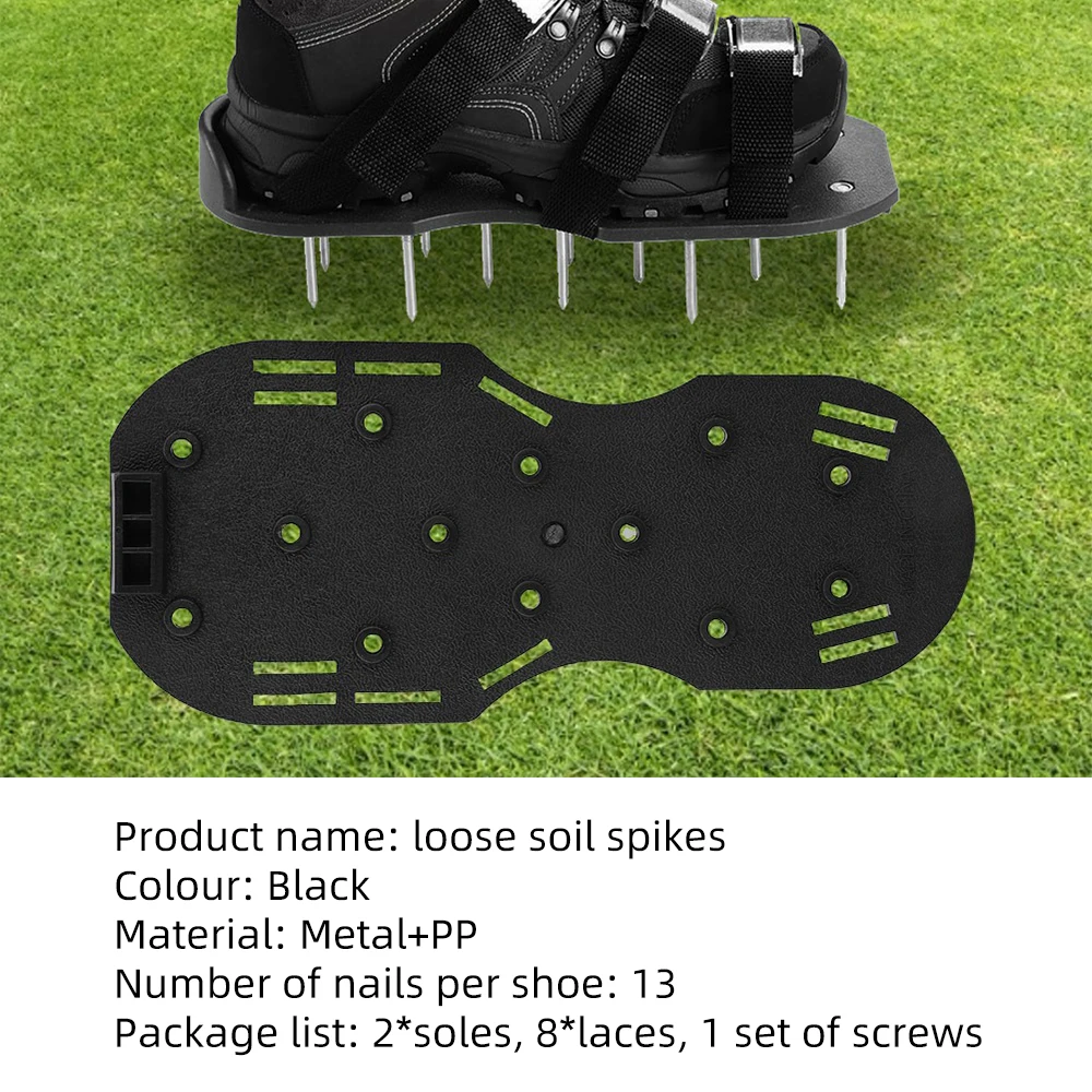 Manual Lawn Aerator Grass Nail Walking Shoes Grass Spiked Gardening Revitalizing Cultivator Scarification Yard Garden Tool Farm
Manual Lawn Aerator Grass Nail Walking Shoes Grass Spiked Gardening Revitalizing Cultivator Scarification Yard Garden Tool Farm
