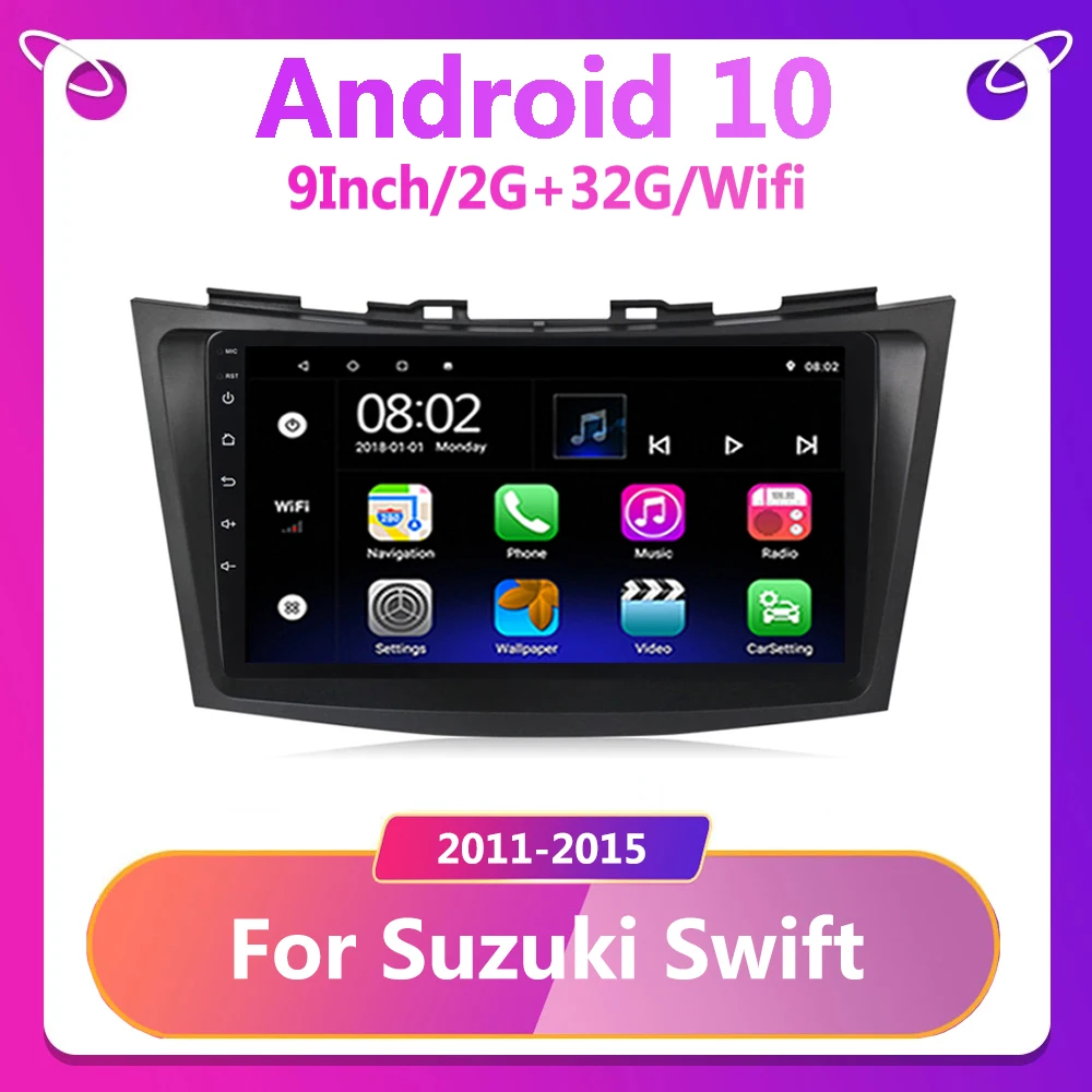 Автомагнитола Carplay 2DIN, 2 + 32 ГБ, Android 10, мультимедийный плеер для Suzuki Swift 2011, 2012, 2013, 2014, 2015, навигация GPS, Bluetooth
Автомагнитола Carplay 2DIN, 2 + 32 ГБ, Android 10, мультимедийный плеер для Suzuki Swift 2011, 2012, 2013, 2014, 2015, навигация GPS, Bluetooth