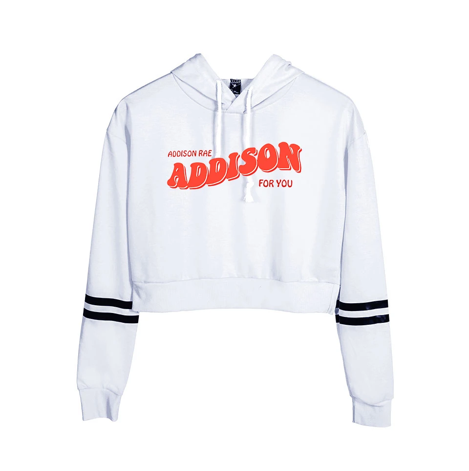 Addison Rae Hoodie Long Sleeve Cropped Navel Pullover Women's Hoodies Social Media Star Casual Streetwear Fashion Clothes
Addison Rae Hoodie Long Sleeve Cropped Navel Pullover Women's Hoodies Social Media Star Casual Streetwear Fashion Clothes