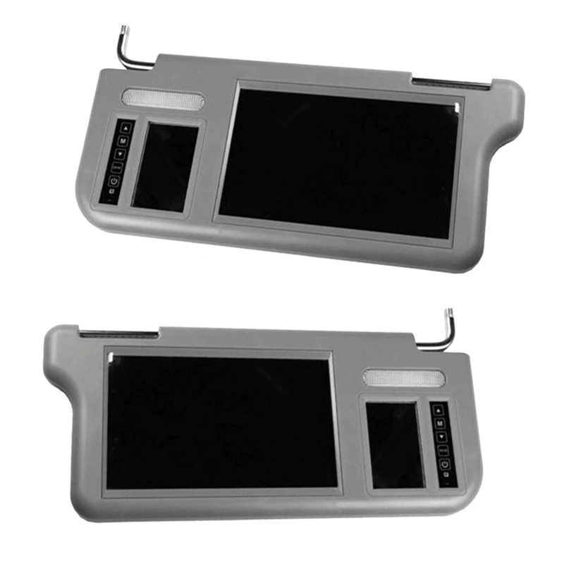 2 Pcs 7 Inch Car Sunvisor Interior Rear View Mirror Screen Lcd Monitor DVD/VCD/GPS/TV Player Rear Camera Right & Left
2 Pcs 7 Inch Car Sunvisor Interior Rear View Mirror Screen Lcd Monitor DVD/VCD/GPS/TV Player Rear Camera Right & Left