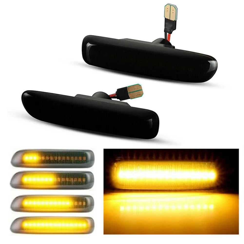 For BMW 3SeriesE46 Limo Car Smoked Transparent Shell LED Side Mark Turning Light Running Warning Lamps
For BMW 3SeriesE46 Limo Car Smoked Transparent Shell LED Side Mark Turning Light Running Warning Lamps