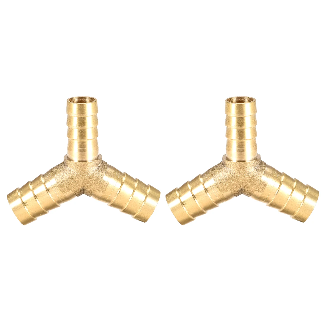 uxcell 2pcs 12X10X12mm Hose ID Brass Reducer Barb Fitting Y-Shaped 3 Way Tee Connector Adapter for air water fuel oil etc.
uxcell 2pcs 12X10X12mm Hose ID Brass Reducer Barb Fitting Y-Shaped 3 Way Tee Connector Adapter for air water fuel oil etc.