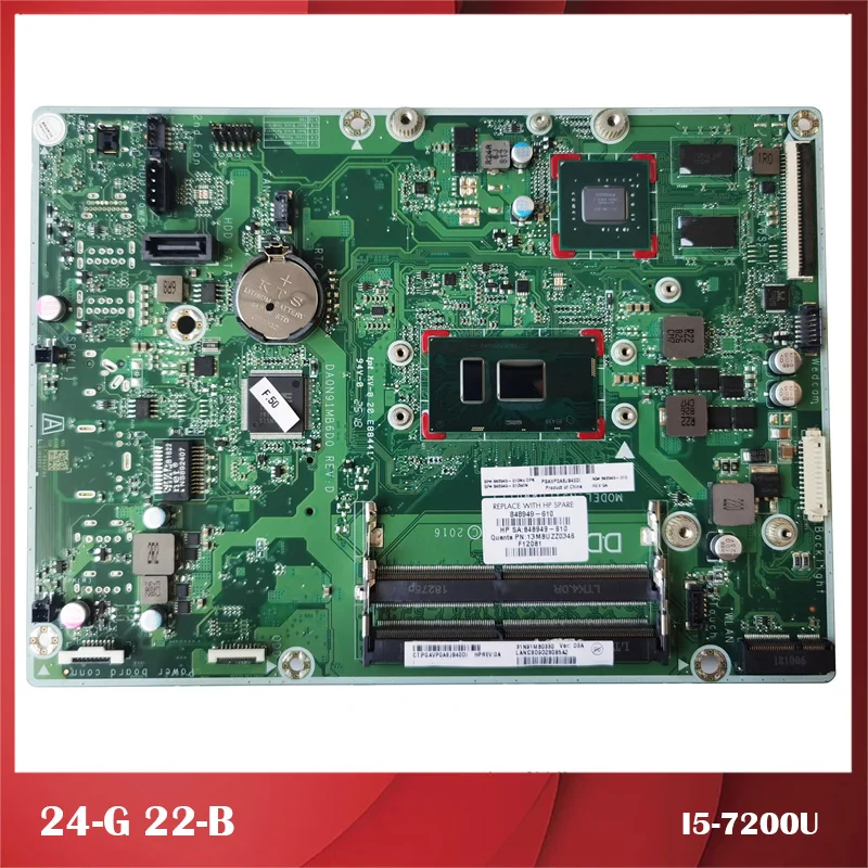Оригинальная материнская плата «Все в одном» для HP 24-G 22-B DA0N91MB6D0 848949-610 848949-010 I5-7200U Отличный тест, хорошее качество
Оригинальная материнская плата «Все в одном» для HP 24-G 22-B DA0N91MB6D0 848949-610 848949-010 I5-7200U Отличный тест, хорошее качество