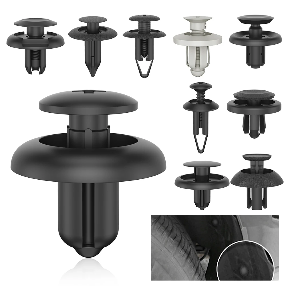 100pcs10 Sizes Mixed Auto Fastener Car Bumper Clips Body Push Retainer Pin Rivet Door Trim Panel Retainer Universal Fastener Kit
100pcs10 Sizes Mixed Auto Fastener Car Bumper Clips Body Push Retainer Pin Rivet Door Trim Panel Retainer Universal Fastener Kit