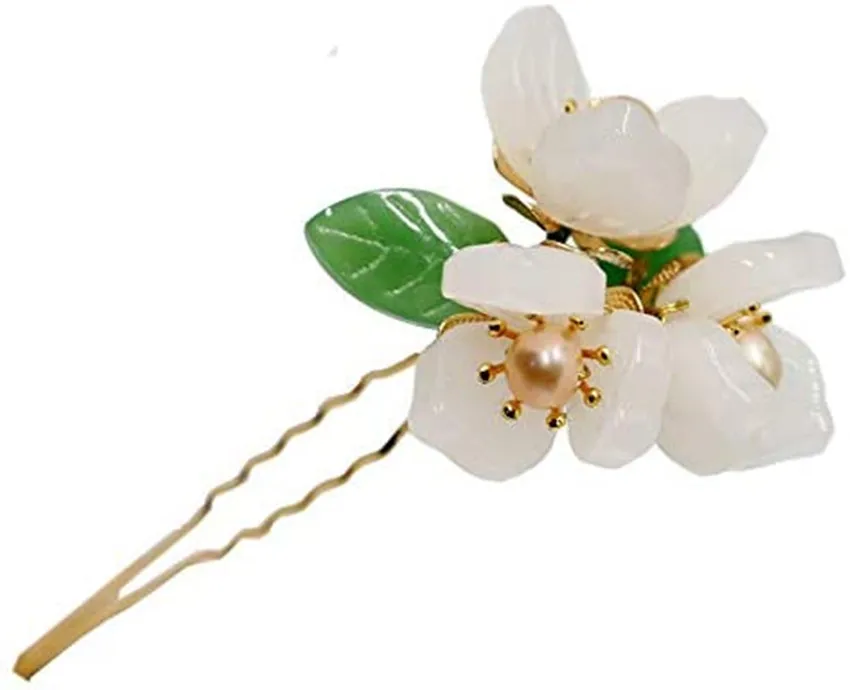 Yuri Hairpin Hair Clasp Hair Sticks Picks Handmade Classical Decor Chinese Traditional Style Brass Pearl Shell Flower Accessorie
Yuri Hairpin Hair Clasp Hair Sticks Picks Handmade Classical Decor Chinese Traditional Style Brass Pearl Shell Flower Accessorie