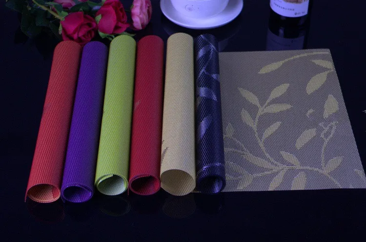 6pcs/lot Flower Designs PVC Quick-drying Placemats Insulation Mats Coasters Kitchen Dining Table Mat OK 1072 
6pcs/lot Flower Designs PVC Quick-drying Placemats Insulation Mats Coasters Kitchen Dining Table Mat OK 1072