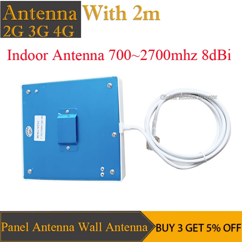 4G antenna 700-2700 Indoor 2g 3g 4g Antenna Panel internal Antenna For Cell Phone Signal GSM WCDMA Booster 4g Repeater Amplifier
4G antenna 700-2700 Indoor 2g 3g 4g Antenna Panel internal Antenna For Cell Phone Signal GSM WCDMA Booster 4g Repeater Amplifier