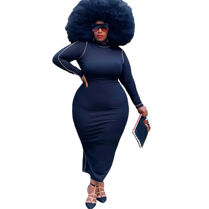 Big Beautiful Women Long Pencil Dress Long Sleeve Skinny Robe Female Streetwear Party Club Vestidos Women Pack Hip Dress
Big Beautiful Women Long Pencil Dress Long Sleeve Skinny Robe Female Streetwear Party Club Vestidos Women Pack Hip Dress