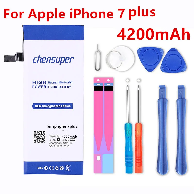Новый аккумулятор для iPhone 7 Plus, 7 Plus, 7 P, 0 cyle, полная емкость 4200 мАч + набор инструментов для вскрытия, аккумулятор для iPhone 7 plus
Новый аккумулятор для iPhone 7 Plus, 7 Plus, 7 P, 0 cyle, полная емкость 4200 мАч + набор инструментов для вскрытия, аккумулятор для iPhone 7 plus