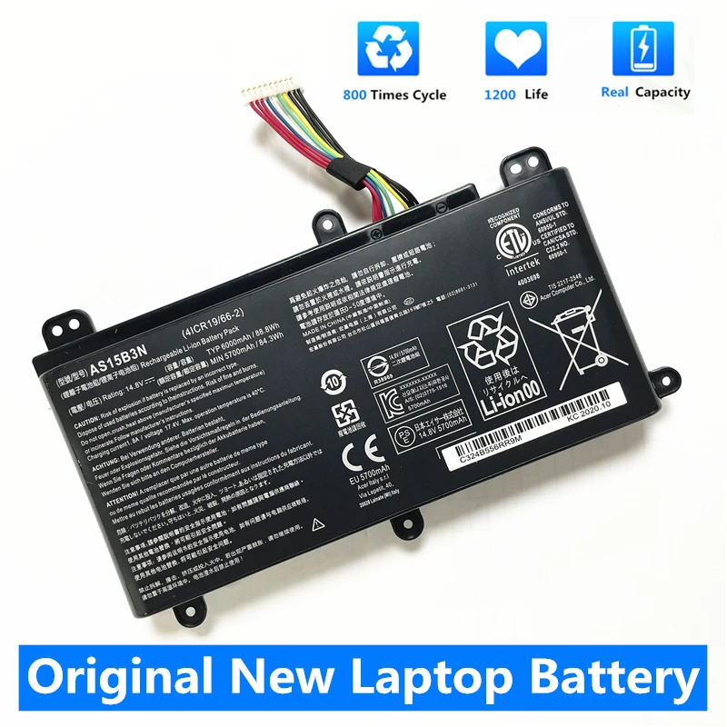 CSMHY AS15B3N KT.00803.004 Original Laptop Battery for Acer Predator 17 15 G9-591-713C 17 G9-792-72S6 Predator 21X GX21-71 17X
CSMHY AS15B3N KT.00803.004 Original Laptop Battery for Acer Predator 17 15 G9-591-713C 17 G9-792-72S6 Predator 21X GX21-71 17X