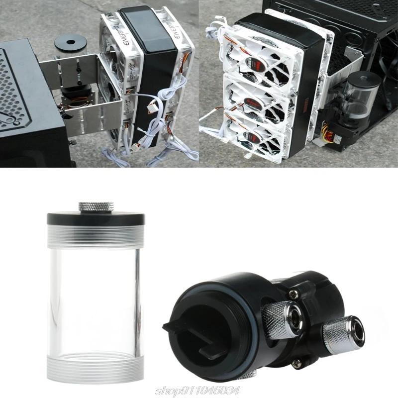New 140mm Cylinder Water tank SC600 Pump Computer Water Cooling Radiator 600L/H M20 21 Dropship
New 140mm Cylinder Water tank SC600 Pump Computer Water Cooling Radiator 600L/H M20 21 Dropship