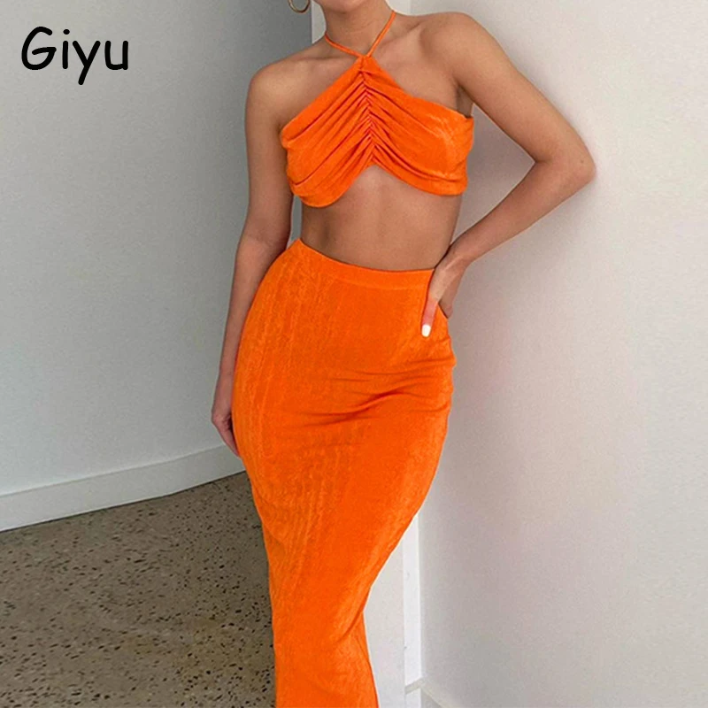 Комплект из двух предметов Giyu для клувечерние, женский сексуальный облегающий комплект из топа с открытой спиной и платья, лето 2021, комплект...
Комплект из двух предметов Giyu для клувечерние, женский сексуальный облегающий комплект из топа с открытой спиной и платья, лето 2021, комплект...