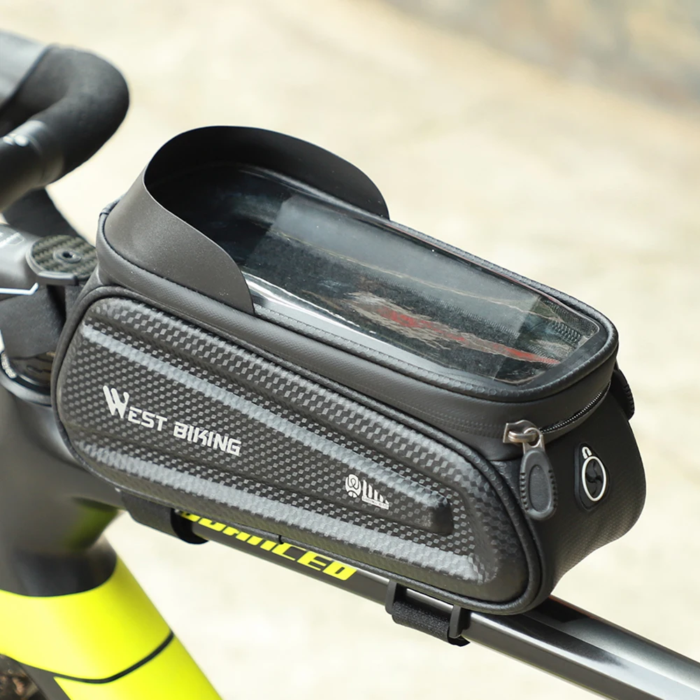 WEST BIKING Bike Handlebar Bag Bicycle Touch Screen Phone Top Tube Case Cycling Waterproof Front Tube Touch Screen Phone Case
WEST BIKING Bike Handlebar Bag Bicycle Touch Screen Phone Top Tube Case Cycling Waterproof Front Tube Touch Screen Phone Case