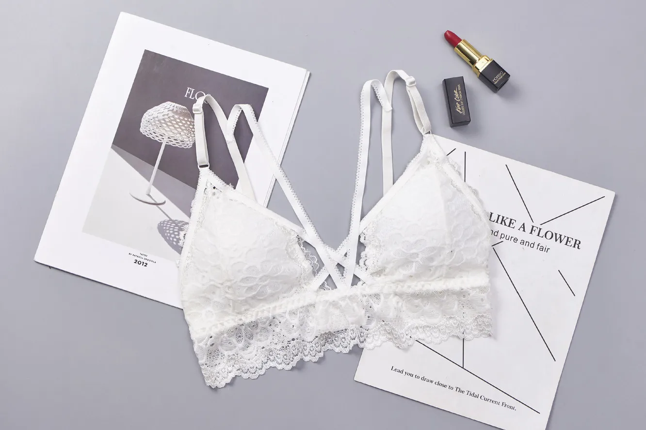 Halyuhn Girls Soft Chest Cross Strap Triangle Cup Lace Seamless Underwear Thin Bra Deep V Bra Underwear
Halyuhn Girls Soft Chest Cross Strap Triangle Cup Lace Seamless Underwear Thin Bra Deep V Bra Underwear