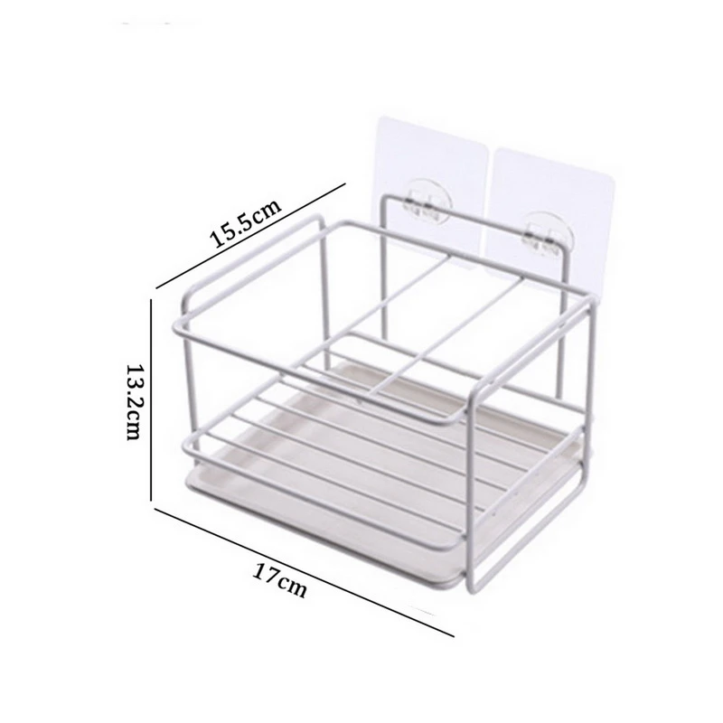 Sink Drain Rack with Removeable Tray Wall Mounted Kitchen Sponge Rag Steel Ball Organizer Shelves Bathroom Soap Brush Holder
Sink Drain Rack with Removeable Tray Wall Mounted Kitchen Sponge Rag Steel Ball Organizer Shelves Bathroom Soap Brush Holder