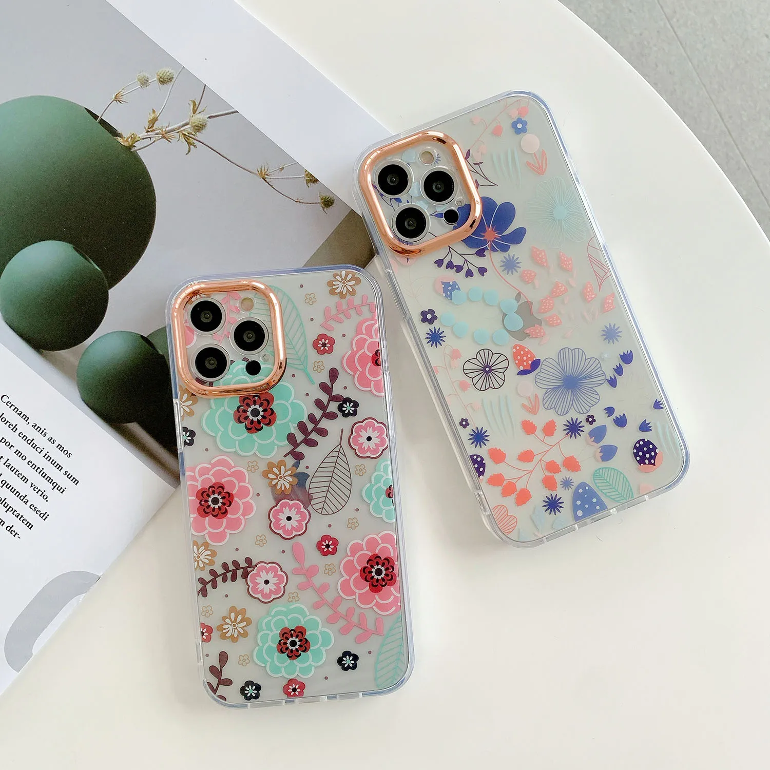 Electroplating Floral Anti-fall Phone Case For iPhone 13 12 11 Pro X XR XS Max 8 7 Plus SE 2020 IMD Matte Shockproof Back Cover
Electroplating Floral Anti-fall Phone Case For iPhone 13 12 11 Pro X XR XS Max 8 7 Plus SE 2020 IMD Matte Shockproof Back Cover