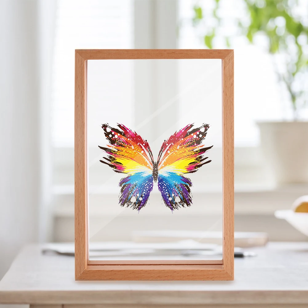 Colorful Butterfly Pattern Painting Frame Home Desktop Decoration Six Inch Wooden Personalized Picture Photo Frames Gift Present
Colorful Butterfly Pattern Painting Frame Home Desktop Decoration Six Inch Wooden Personalized Picture Photo Frames Gift Present