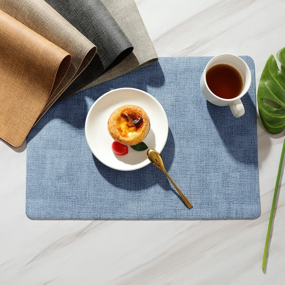 43*30cm Water Proof Leather Tablemat Home Hotel Western Placemat Coaster Double-sided Square Table Mat Dining Desktop Decor
43*30cm Water Proof Leather Tablemat Home Hotel Western Placemat Coaster Double-sided Square Table Mat Dining Desktop Decor