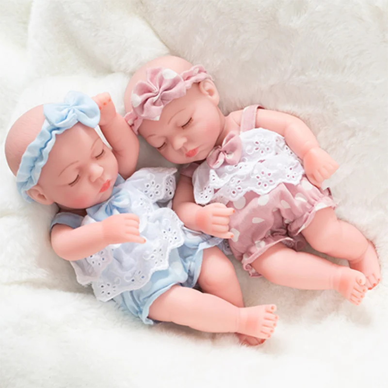 New Suit 10Inch Full Body SIlicone Reborn Babies Doll Bath Toy Lifelike Newborn Baby Doll
New Suit 10Inch Full Body SIlicone Reborn Babies Doll Bath Toy Lifelike Newborn Baby Doll
