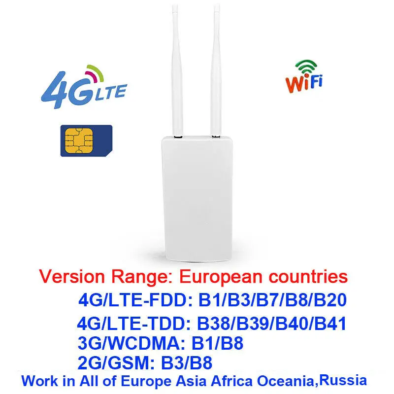 Разблокированный FDD SIM-карта 4G маршрутизатор LTE модем беспроводная мобильная точка доступа Wi-Fi порт RJ45
Разблокированный FDD SIM-карта 4G маршрутизатор LTE модем беспроводная мобильная точка доступа Wi-Fi порт RJ45