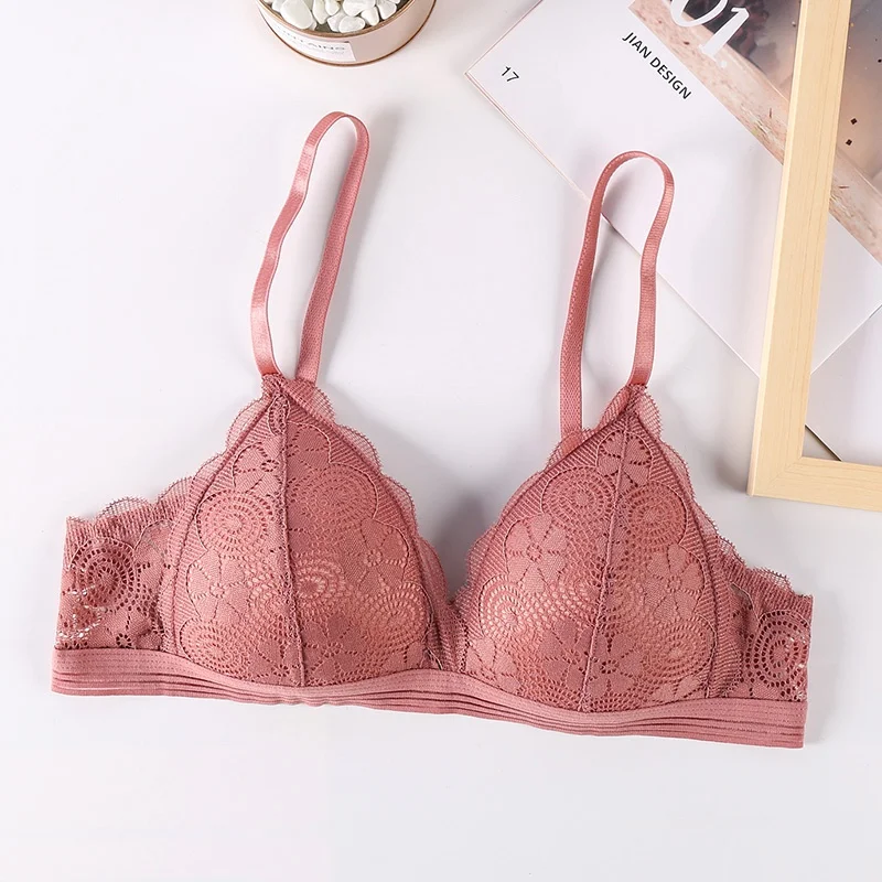 Seamless Underwear Deep V Thin French Style Sexy Bralette Lace Back-Breasted Lingerie Adjustable Gather Top Bra
Seamless Underwear Deep V Thin French Style Sexy Bralette Lace Back-Breasted Lingerie Adjustable Gather Top Bra