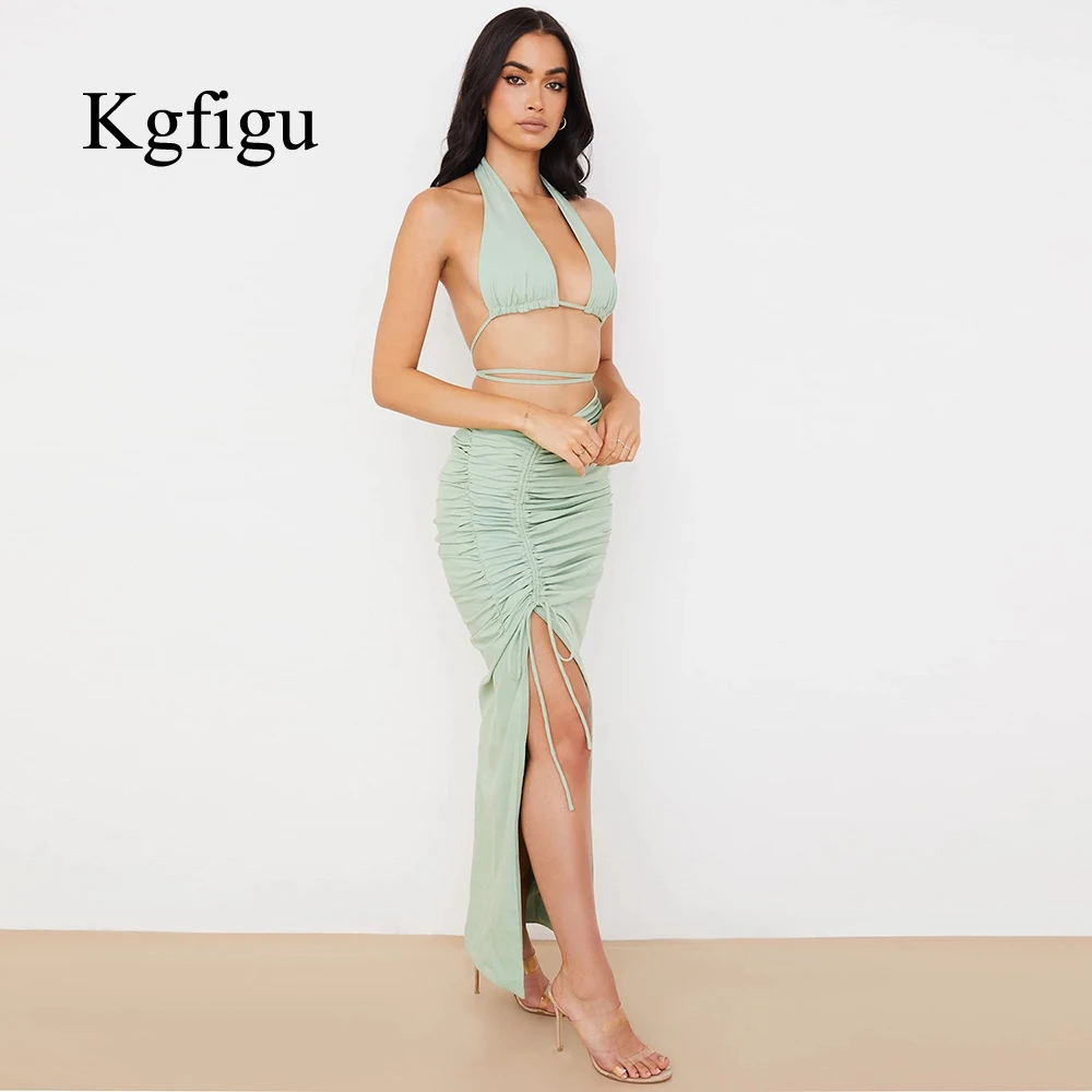 KGFIGU комплект из двух предметов для женщин 2021 летняя праздничная одежда женский короткий топ без рукавов и плиссированная юбка сексуальные ...
KGFIGU комплект из двух предметов для женщин 2021 летняя праздничная одежда женский короткий топ без рукавов и плиссированная юбка сексуальные ...