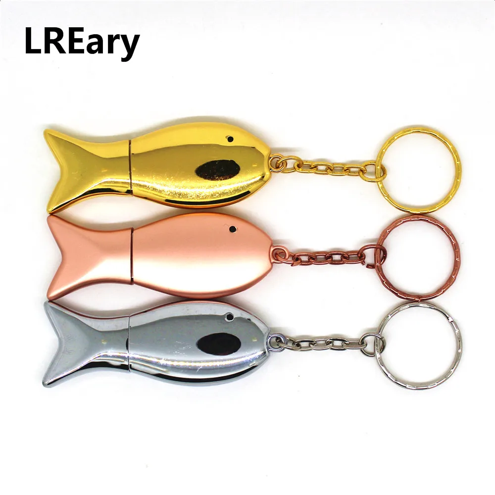 USB Flash Drive Metal Fish U Disk 4GB 8GB 16GB Pendrive 32GB 64GB 128GB Pen Carp Memoria Stick With Key Ring
USB Flash Drive Metal Fish U Disk 4GB 8GB 16GB Pendrive 32GB 64GB 128GB Pen Carp Memoria Stick With Key Ring