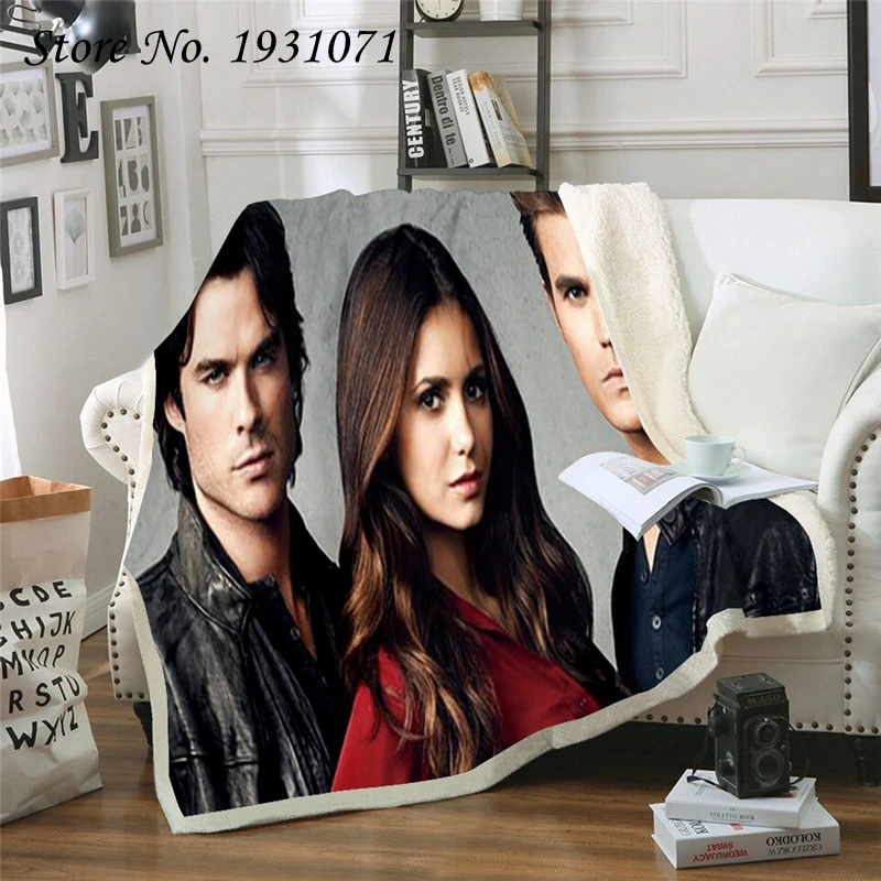 NEW Vampire Diaries Funny Character Blanket 3D Print Sherpa Blanket on Bed Home Textiles Dreamlike Style 04
NEW Vampire Diaries Funny Character Blanket 3D Print Sherpa Blanket on Bed Home Textiles Dreamlike Style 04