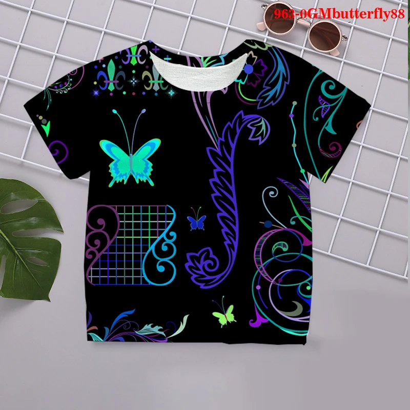 2021 New Summer Butterfly Harajuku Fashion T-shirt Short Sleeve Shirts Men Women Children 3D Print Casual Boy Girl Cool Tops Tee
2021 New Summer Butterfly Harajuku Fashion T-shirt Short Sleeve Shirts Men Women Children 3D Print Casual Boy Girl Cool Tops Tee